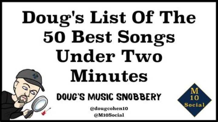20 Great Songs Under Two Minutes