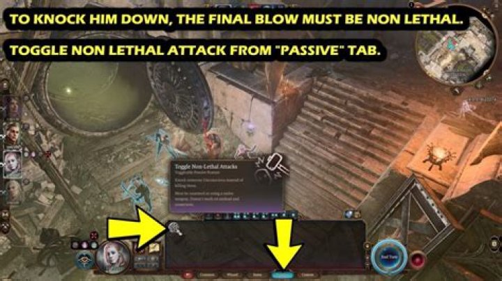 Baldur's Gate 3: How to Toggle Non-Lethal Attacks in BG3