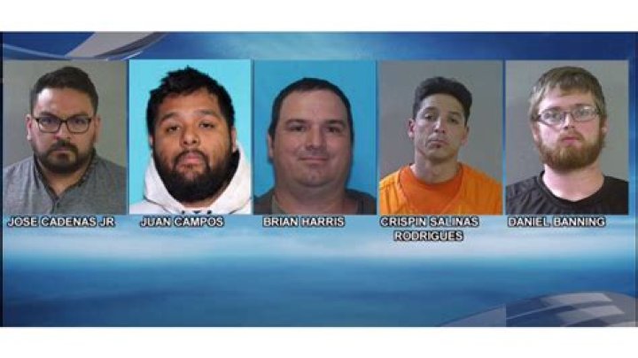 Caldwell PD arrests five men on child enticement charges