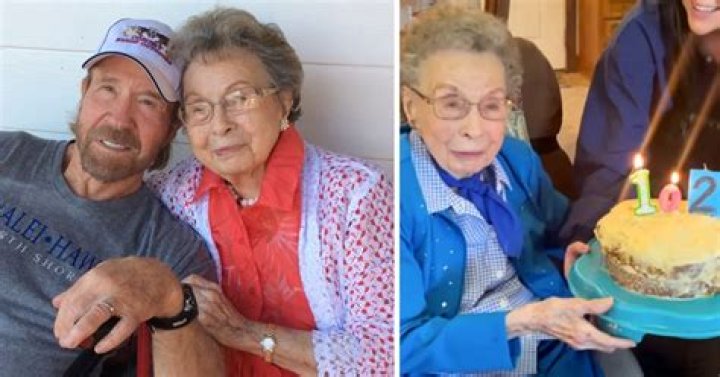 Chuck Norris honors mom as she turns 102 – she worked nights to get her 3 sons out of poverty