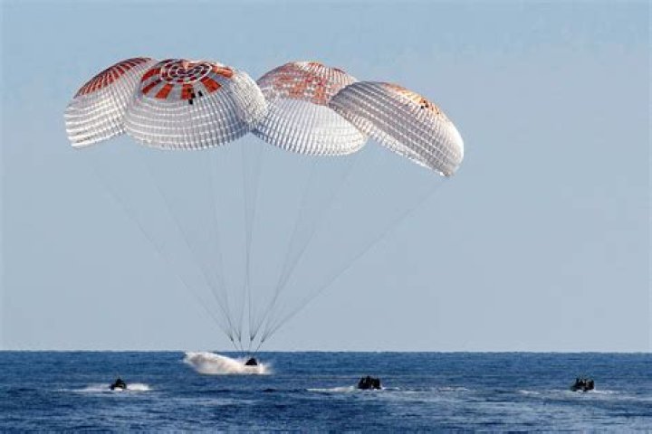 Crew Dragon splashes down to end successful test flight