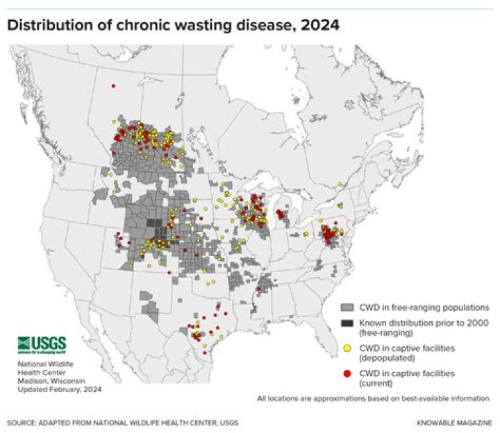 First case of chronic wasting disease detected outside initial impact zone in Idaho