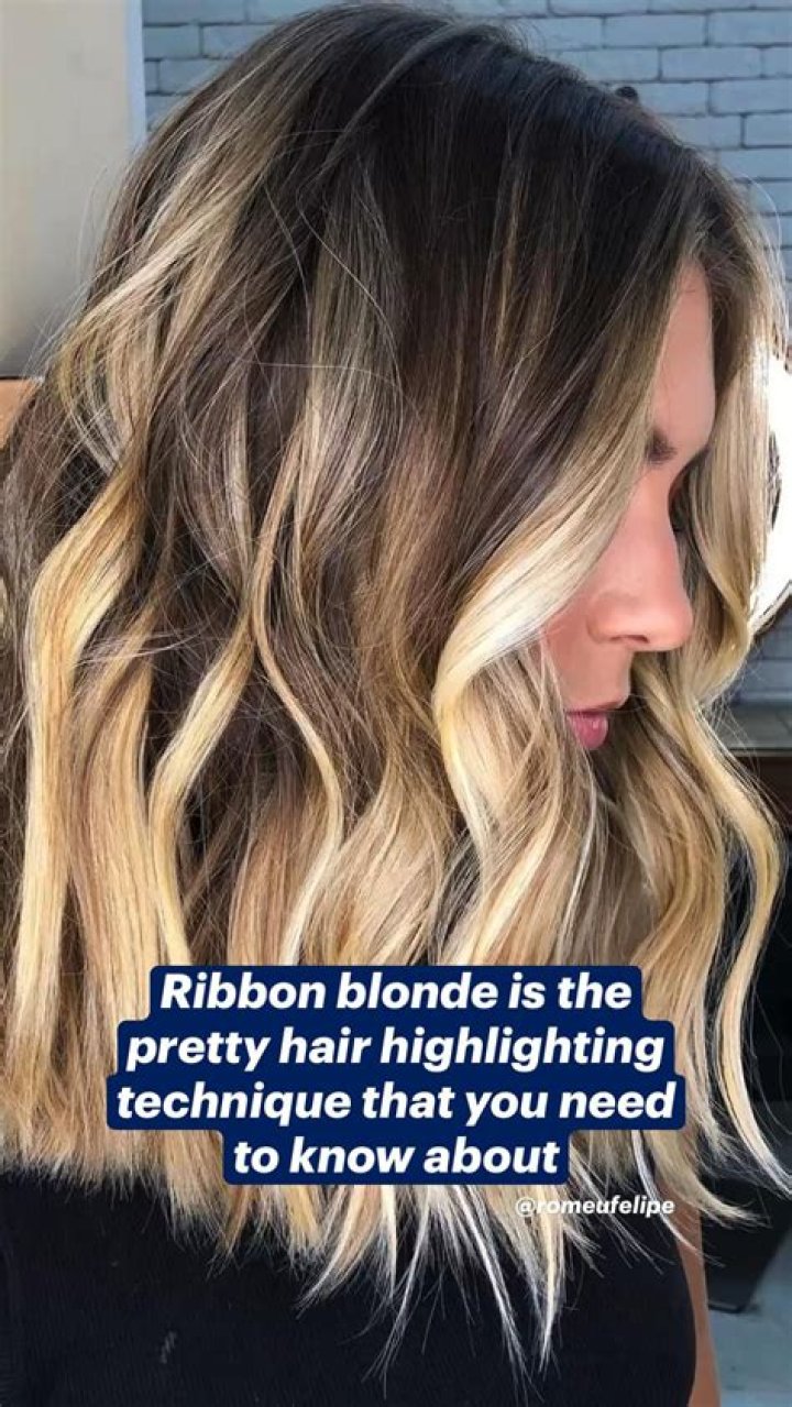 Ribbon Blonde Is The Pretty Hair Highlighting Technique That You Need To Know About