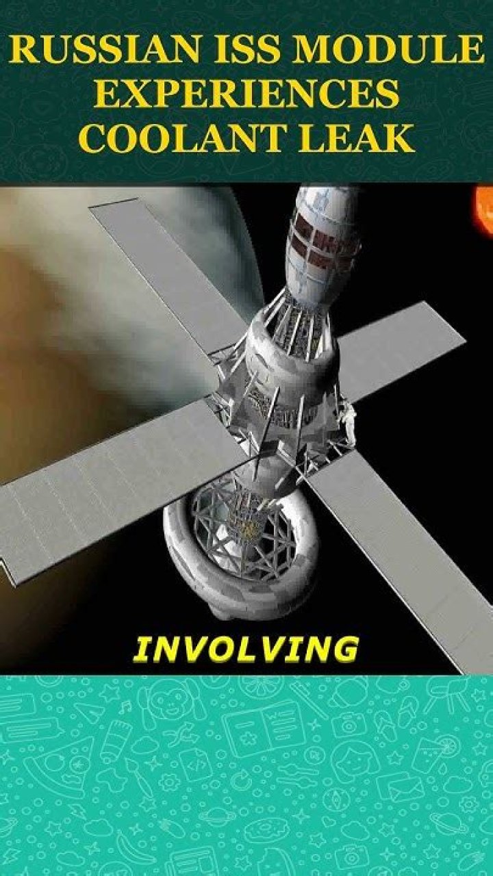 Russian ISS module experiences coolant leak