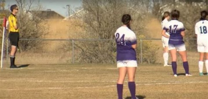 Soccer girls freeze during game as everyone hears unmistakable sound