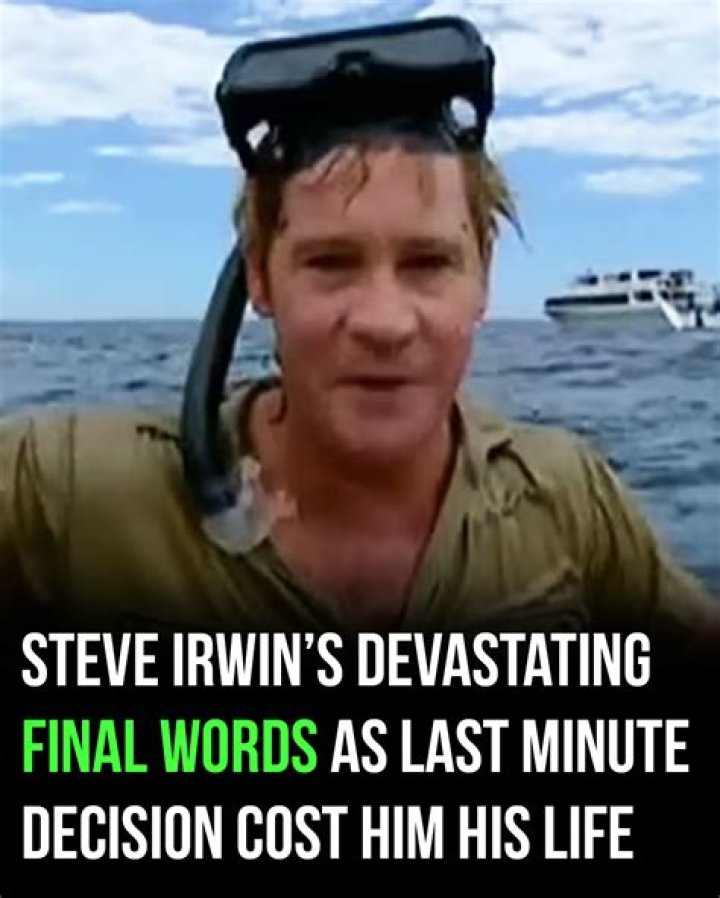 Steve Irwin’s eerie last words before tragic death come to light – and they’re heartbreaking