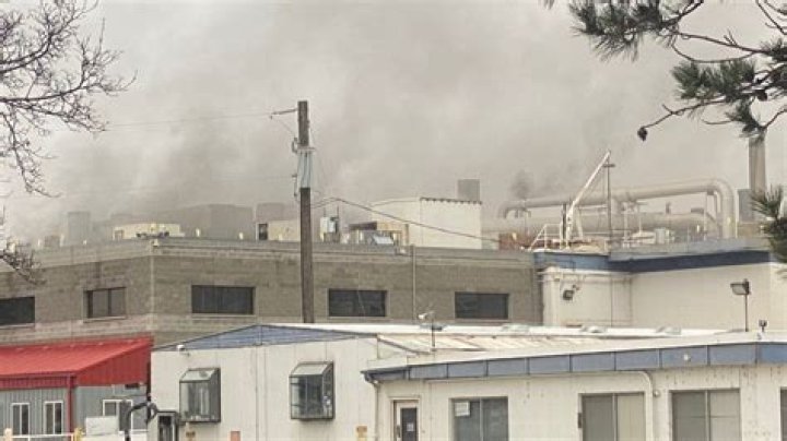 Three-alarm fire reported at old Simplot building in Nampa