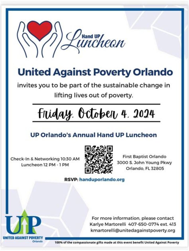 United Against Poverty ‘Hand Up’ Luncheon